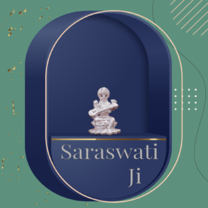 Pure Silver Saraswati Ji Idol