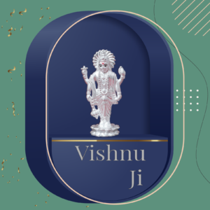 Pure Silver Lord Vishnu Ji Idol